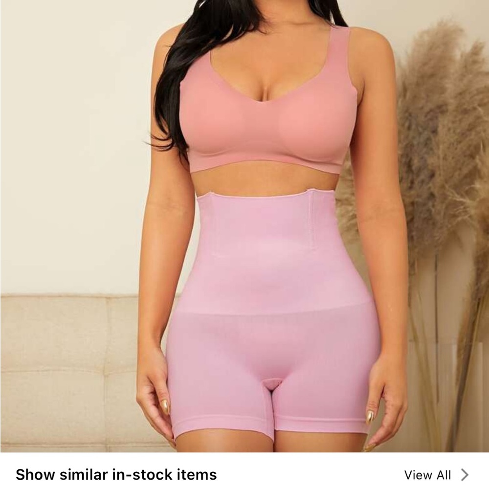 Seamless Pink Shapewear Set